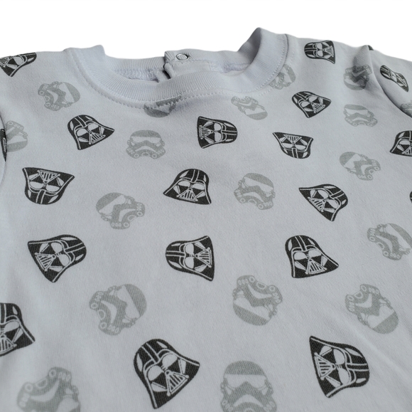 Star Wars 2 piece Romper set - Grey, 9 Months - Picture 9 of 9
